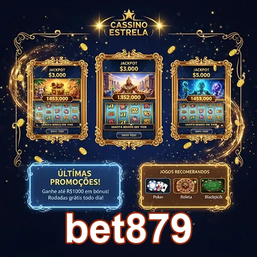 Cassino Estrela VIP no site bet879, oferecendo jogos exclusivos e uma experiência premium.