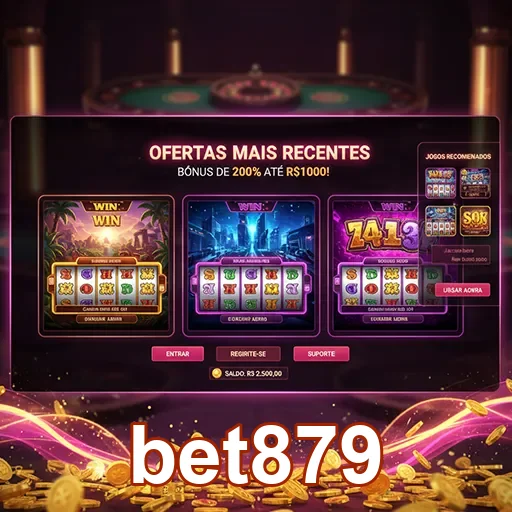 Ofertas de bônus em slots no site bet879, aproveite para ganhar mais jogando.