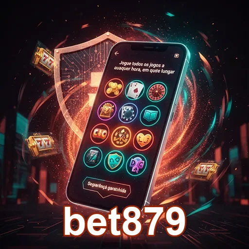 Imagem de jogos de cassino no smartphone, disponível no site bet879.